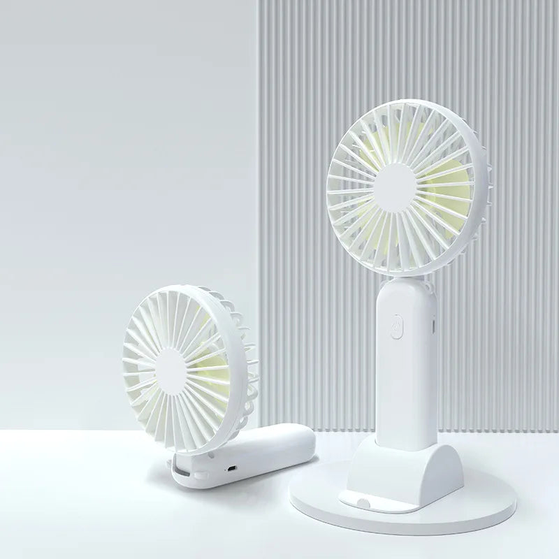 Teza's Tech - Cool Breeze On-the-Go: USB Portable Handheld Fan with Digital Display